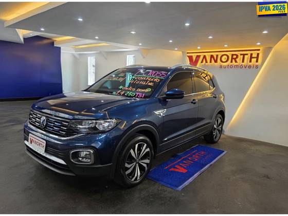 VOLKSWAGEN T-CROSS 1.4 250 TSI TOTAL FLEX HIGHLINE AUTOMÁTICO